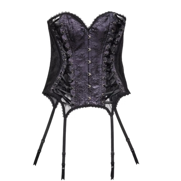 Adore Me Aurora Unlined Plus | Black/Purple | NWT | 0XL - Picture 1 of 9